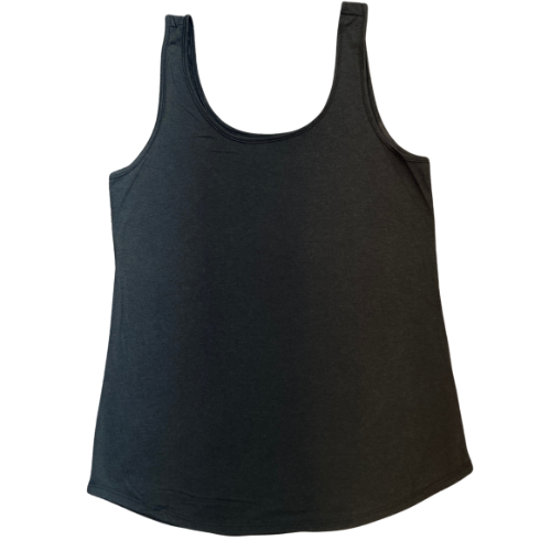 Ladies Carefree Tank in Deep Grey