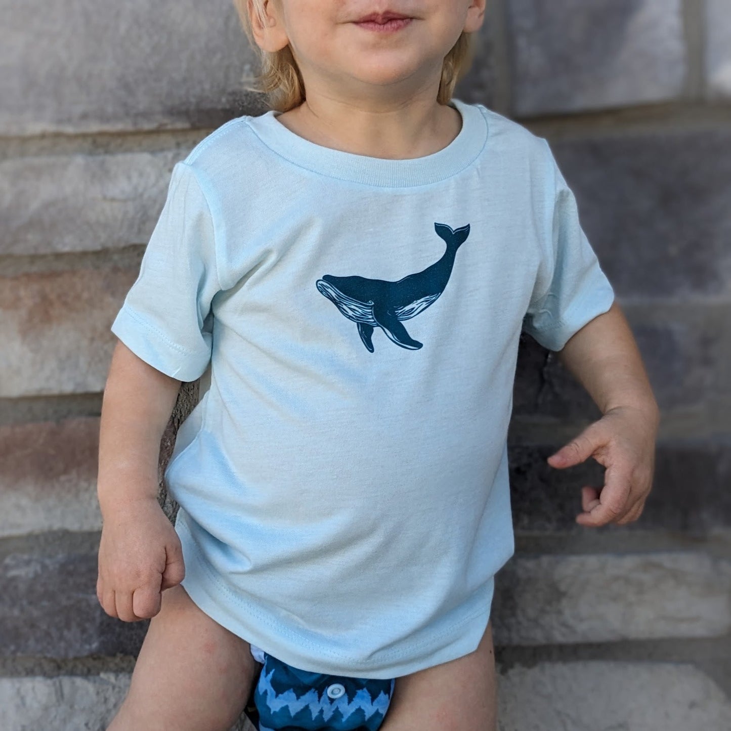 Big Blue Baby Tee