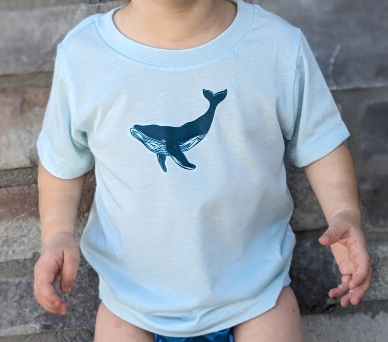 Big Blue Baby Tee