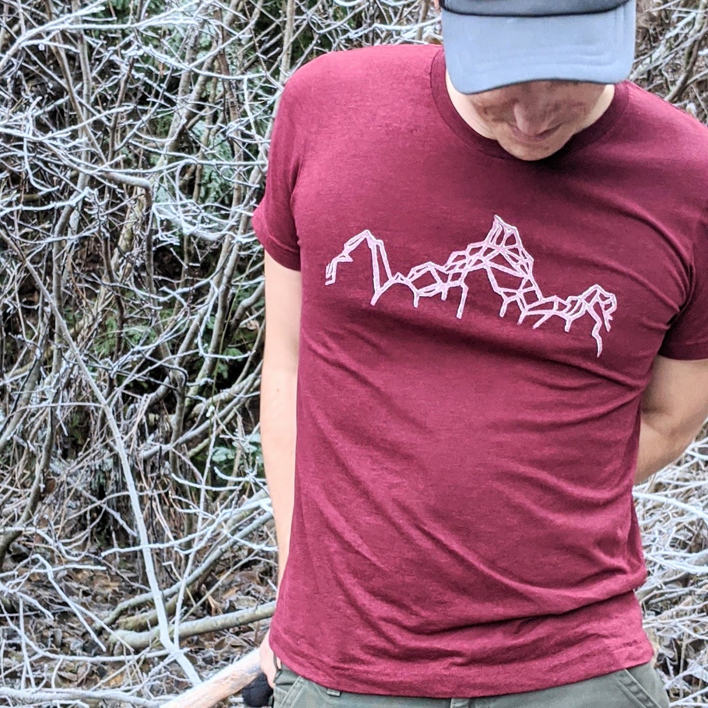 Geometric Mountains Unisex Tee - Contour Creative