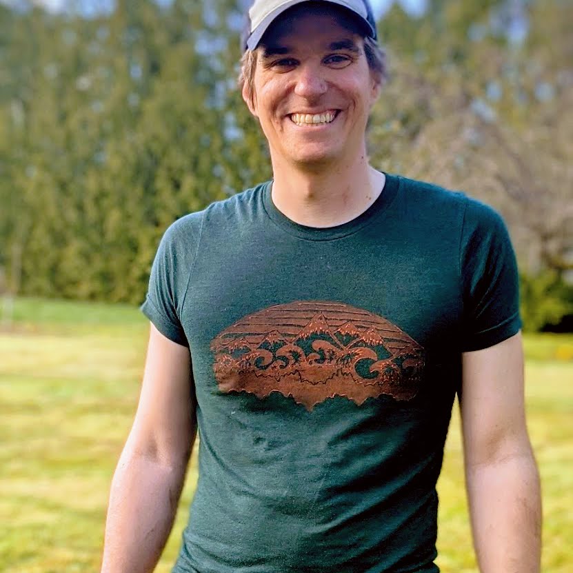 Emerald Mountains & Water Unisex Tee - Contour Creative