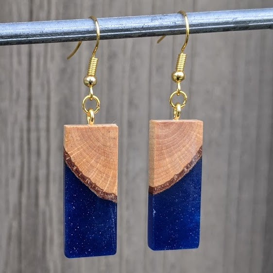 Wood & Resin Earrings #2305 - Contour Creative