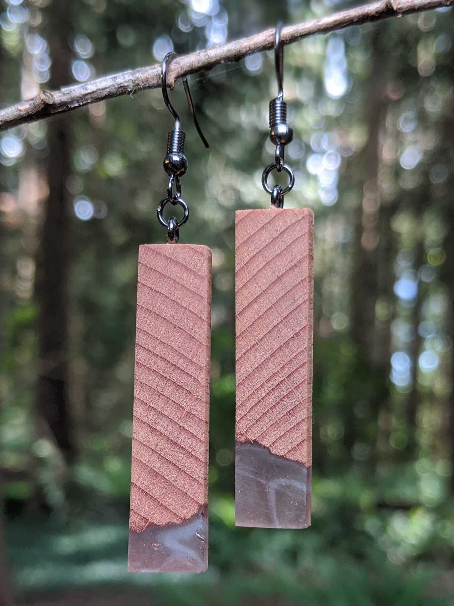Wood & Resin Earrings #4502 - Contour Creative