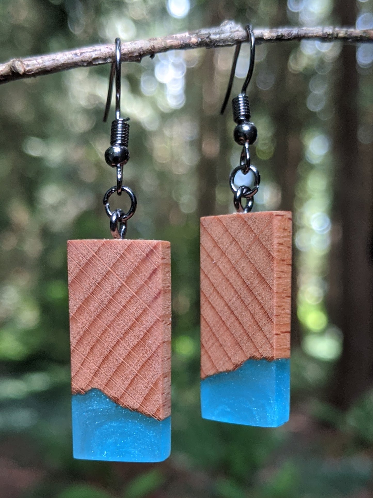 Wood & Resin Earrings #4504 - Contour Creative