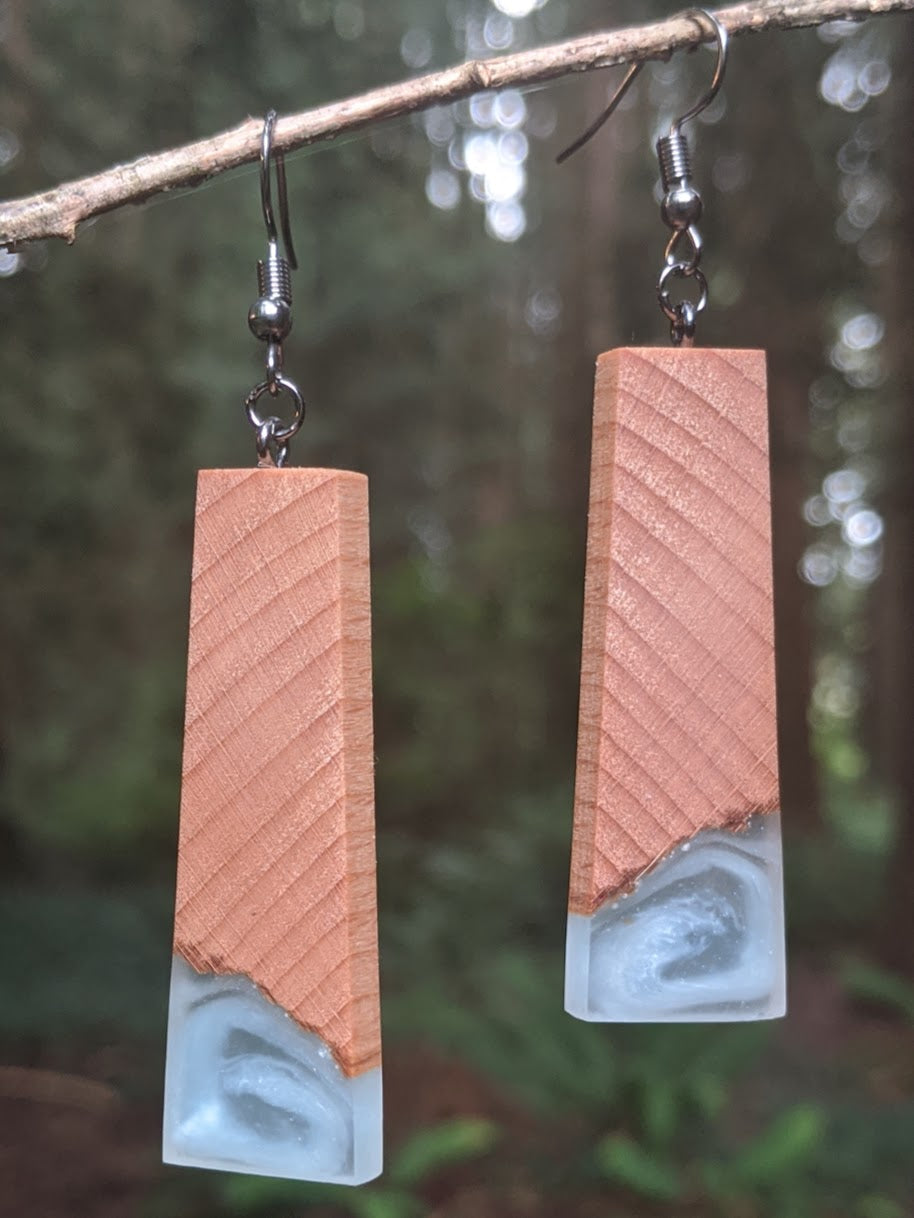 Wood & Resin Earrings #4507 - Contour Creative