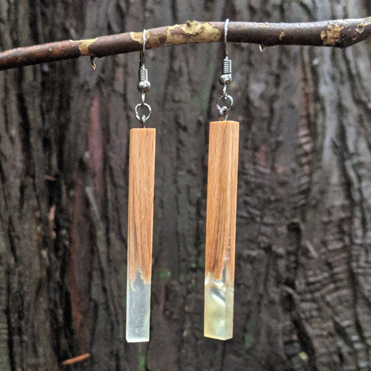 Wood & Resin Earrings #4510 - Contour Creative
