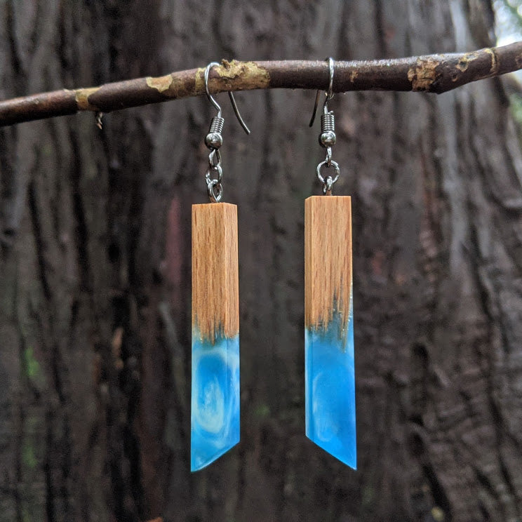 Wood & Resin Earrings #4511 - Contour Creative