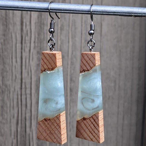 Wood & Resin Earrings #4516 - Contour Creative