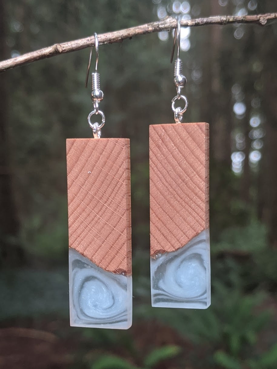 Wood & Resin Earrings #7808 - Contour Creative