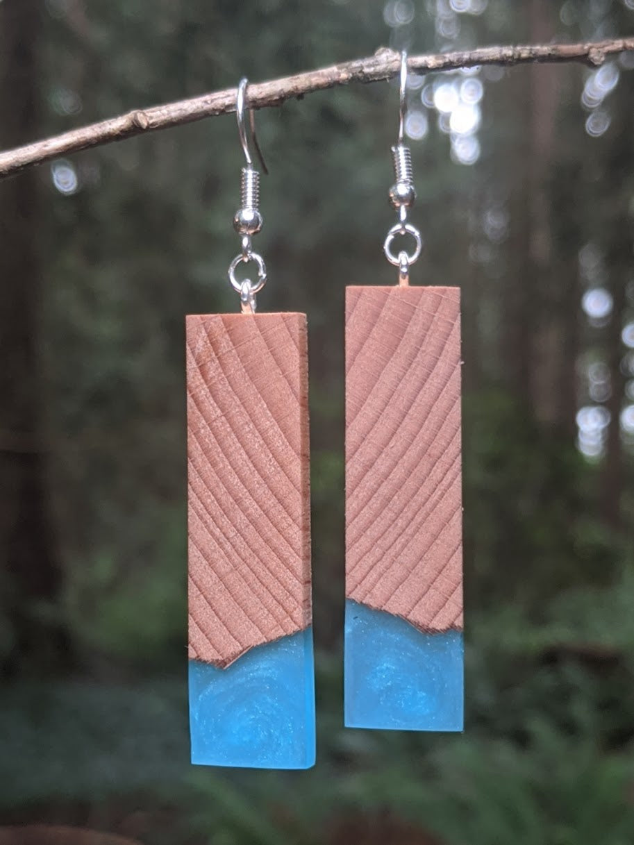 Wood & Resin Earrings #7809 - Contour Creative