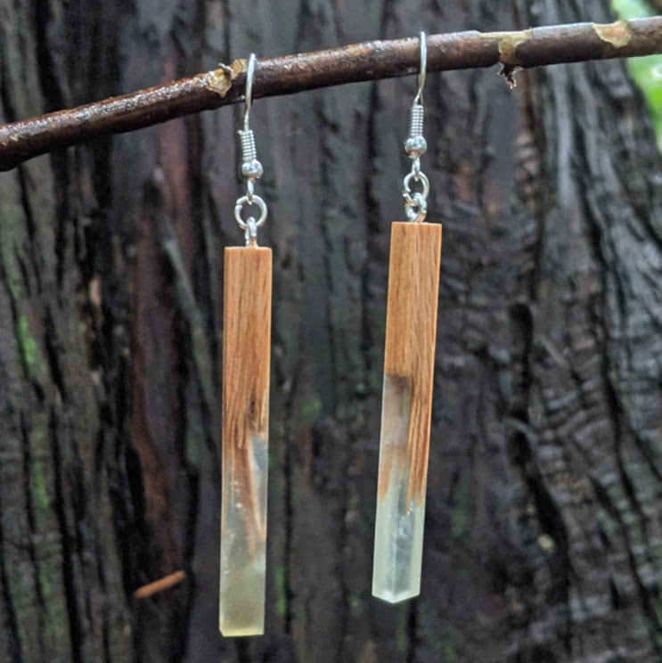 Wood & Resin Earrings #7812 - Contour Creative