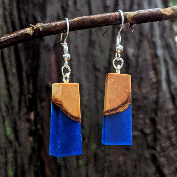 Wood & Resin Earrings #7813 - Contour Creative