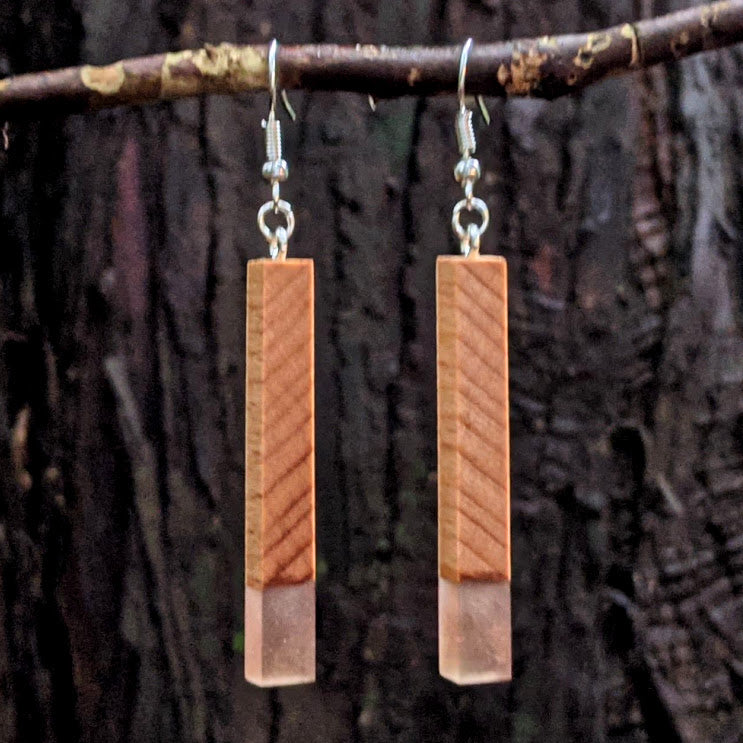 Wood & Resin Earrings #7818 - Contour Creative