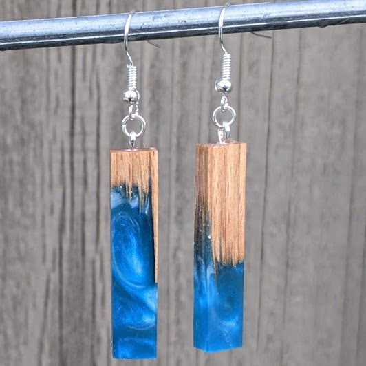 Wood & Resin Earrings #7821 - Contour Creative