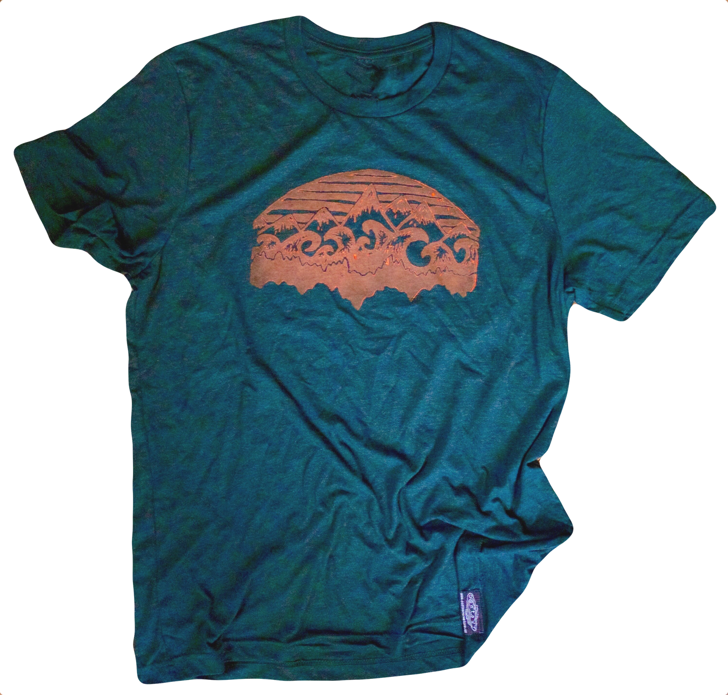 Emerald Mountains & Water Unisex Tee - Contour Creative