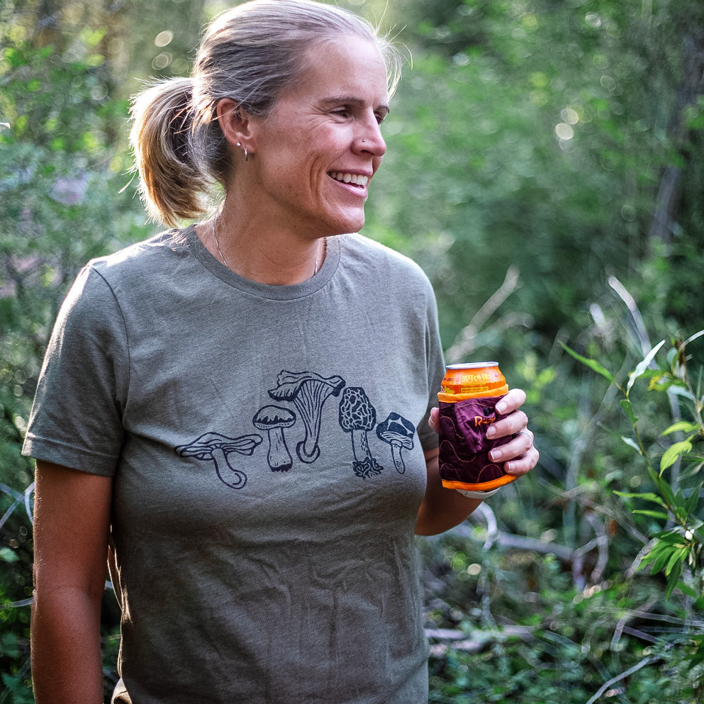 Fungi Unisex Olive Tee - Contour Creative