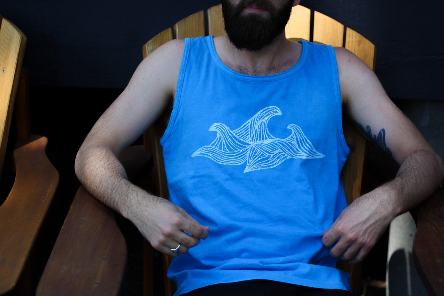Waves Unisex Soft Tank - Contour Creative