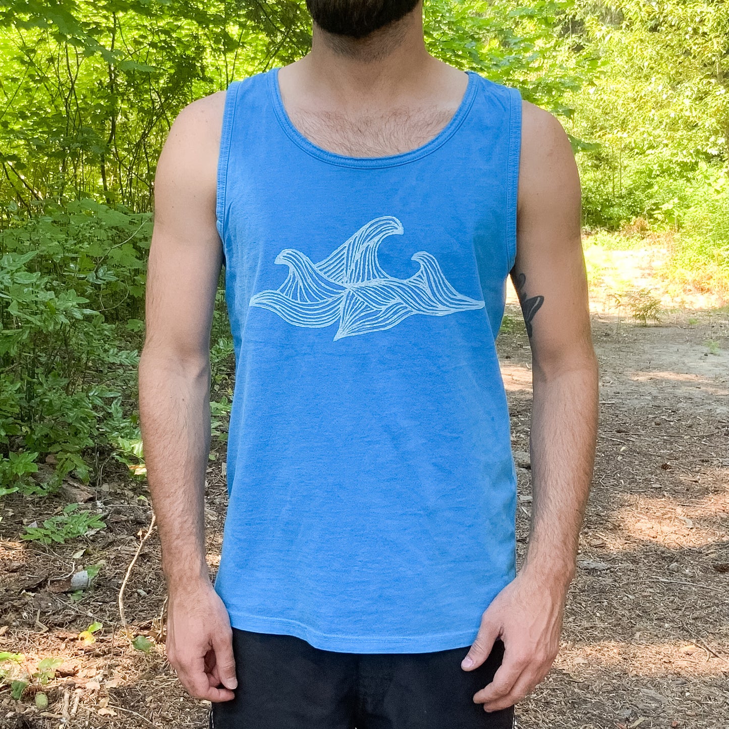 Waves Unisex Soft Tank - Contour Creative
