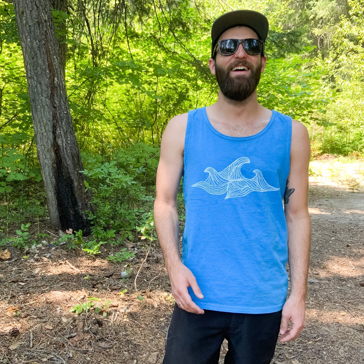 Waves Unisex Soft Tank - Contour Creative