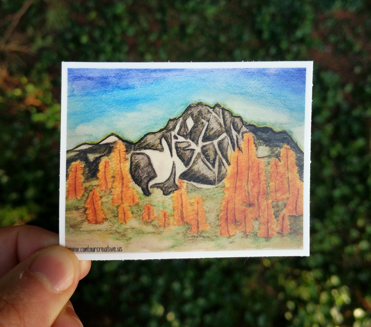 Mount Stuart Sticker - Contour Creative