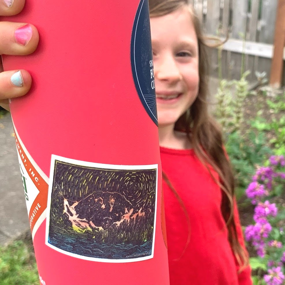 Colchuck Sticker - Contour Creative