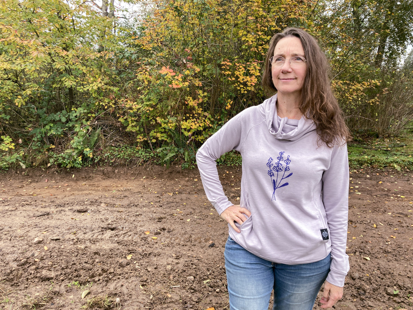 Lavender Ladies Heavenly Cowl - Contour Creative