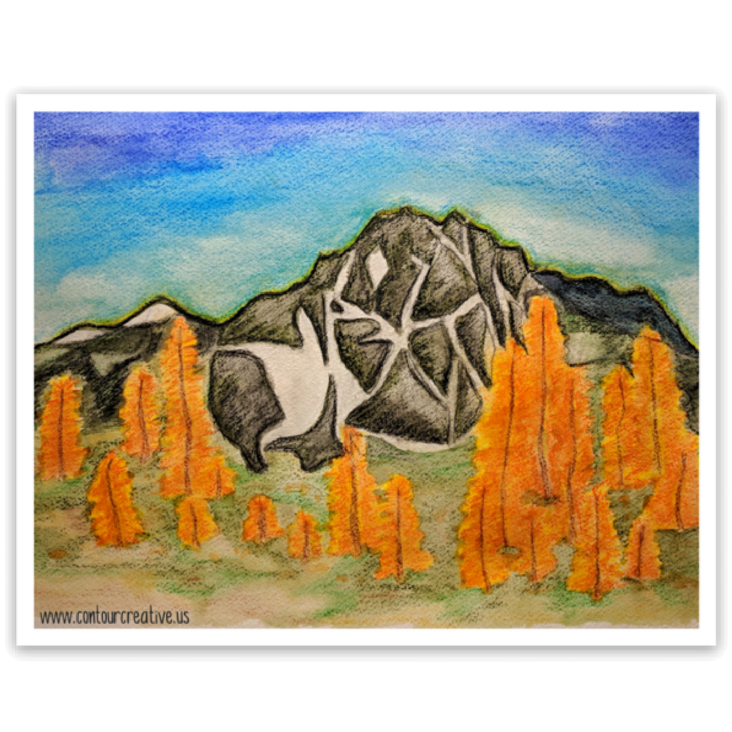 Mount Stuart Sticker - Contour Creative