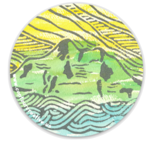 Glacier Peak Sticker - Contour Creative