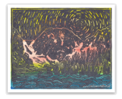 Colchuck Sticker - Contour Creative