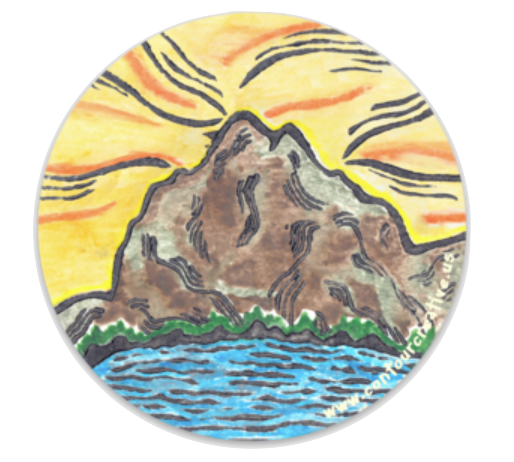Mt. Baring Sticker - Contour Creative