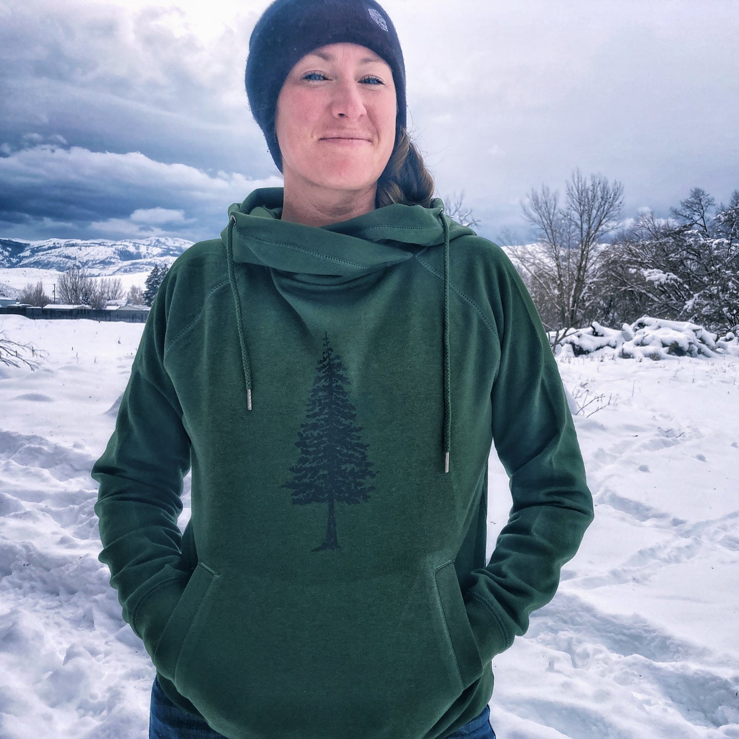 Tree Ladies Cross Cowl - Contour Creative