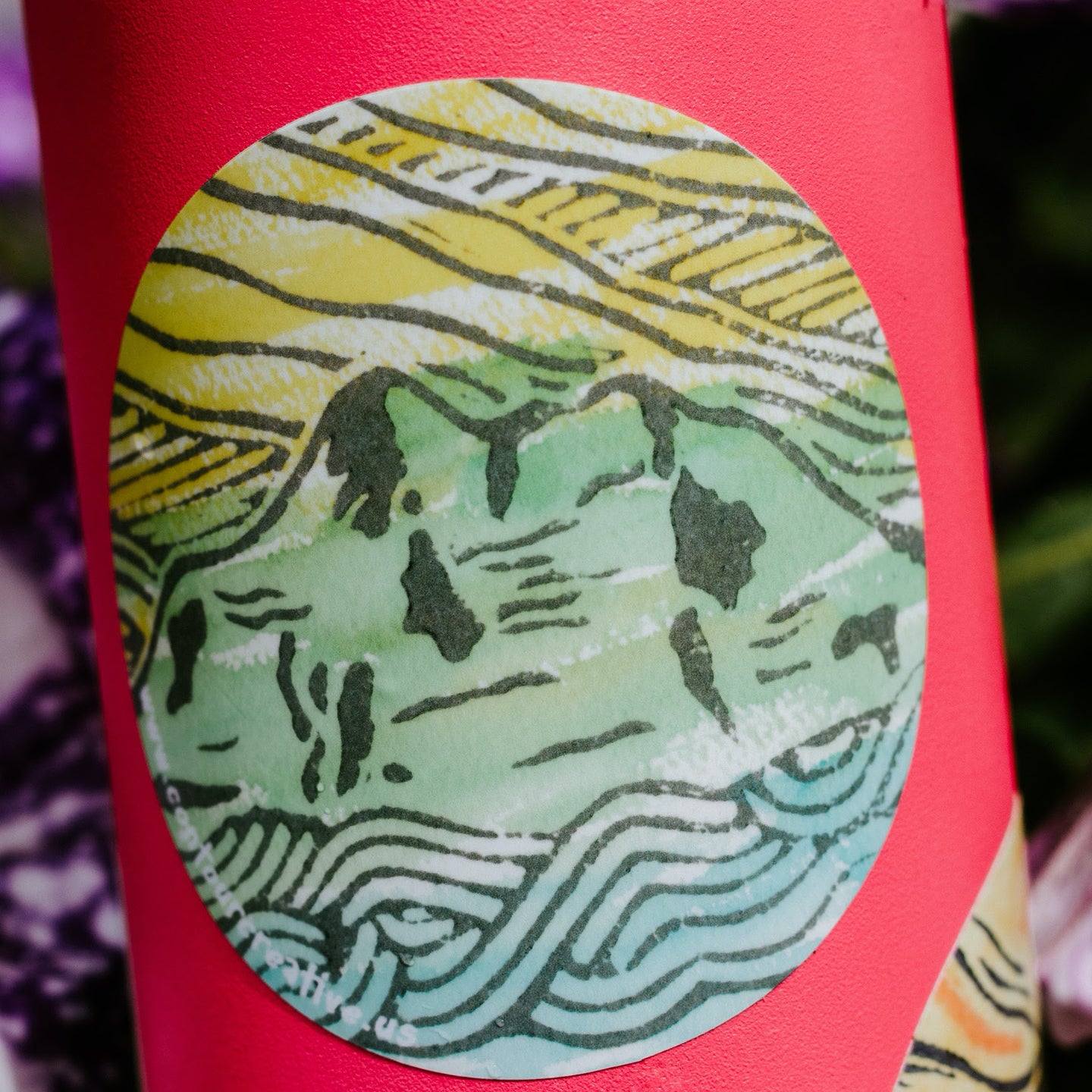 Glacier Peak Sticker - Contour Creative