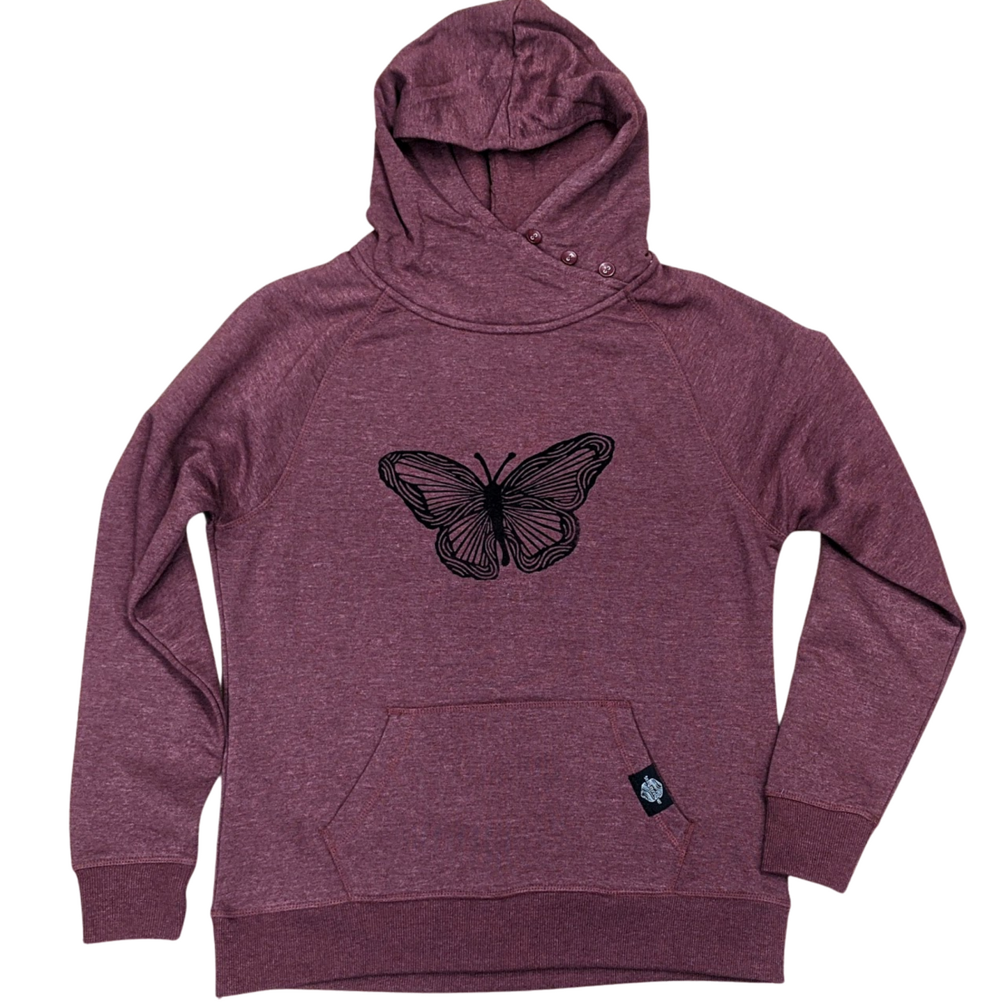 Butterfly Ladies Button Hood - Contour Creative