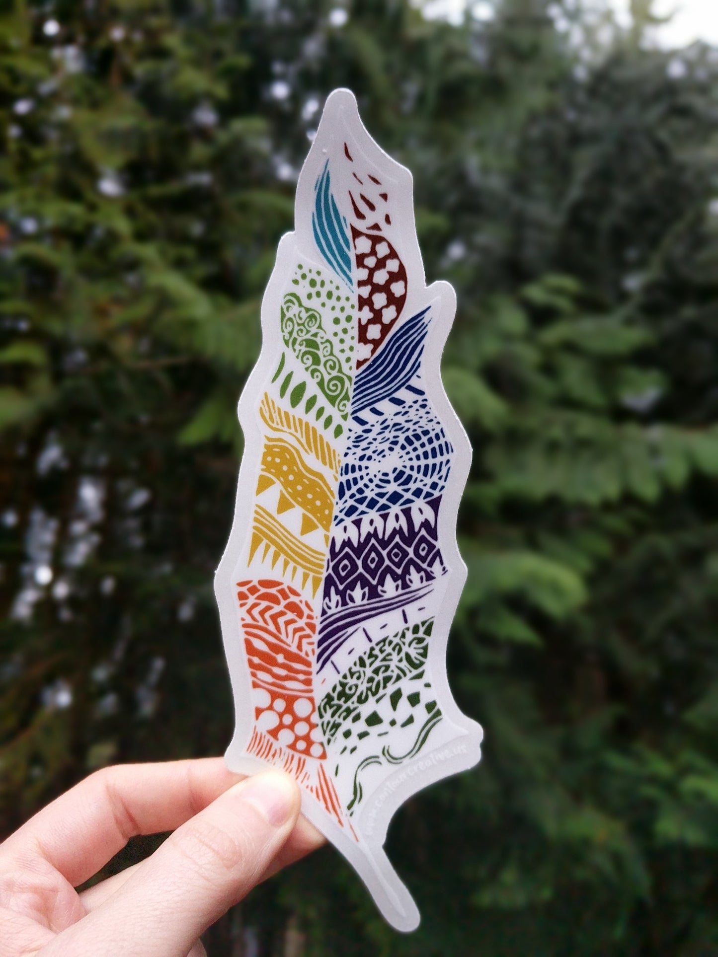 Feather Sticker - Contour Creative