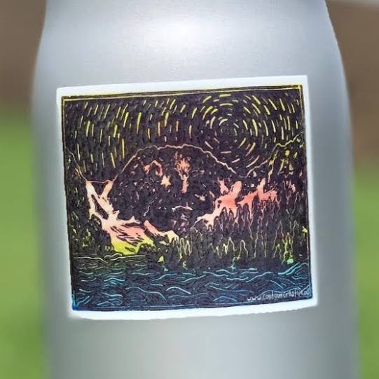 Colchuck Sticker - Contour Creative