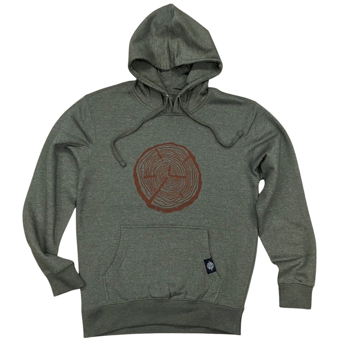 Log Round Unisex Hoodie - Contour Creative