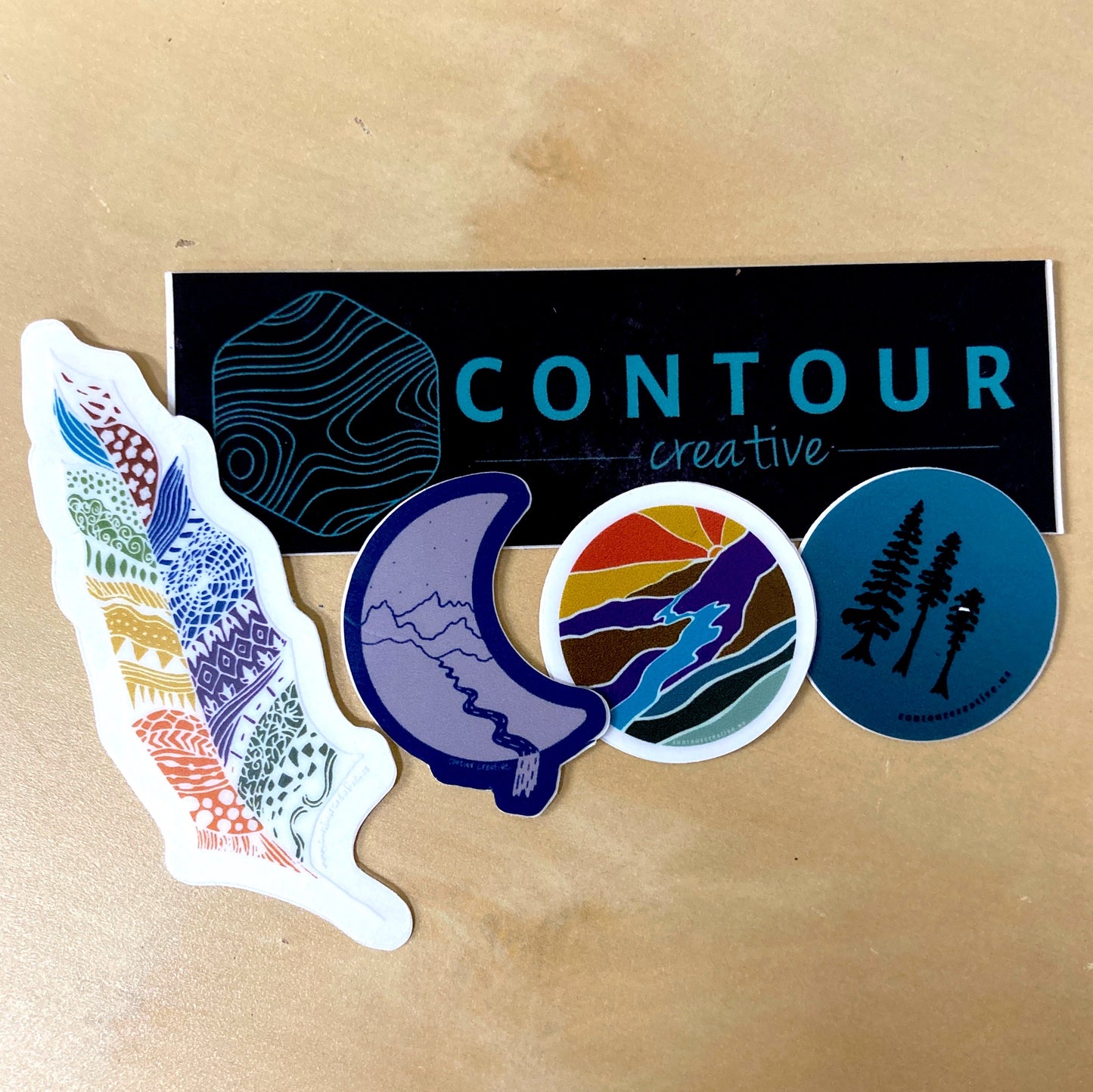Mini Sticker Pack - Contour Creative