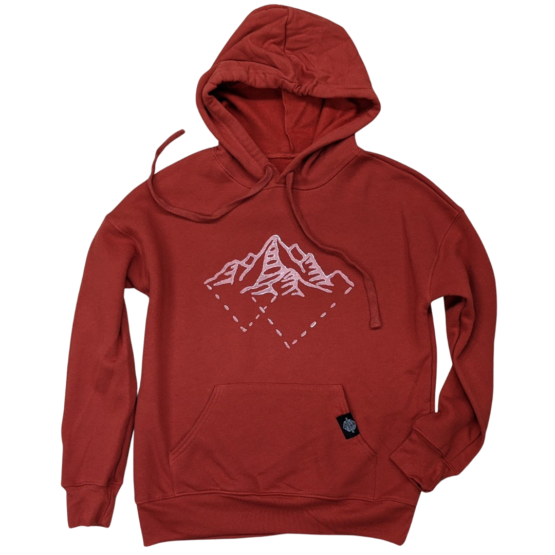 Tri Mountains Unisex Comfy Hoodie - Contour Creative