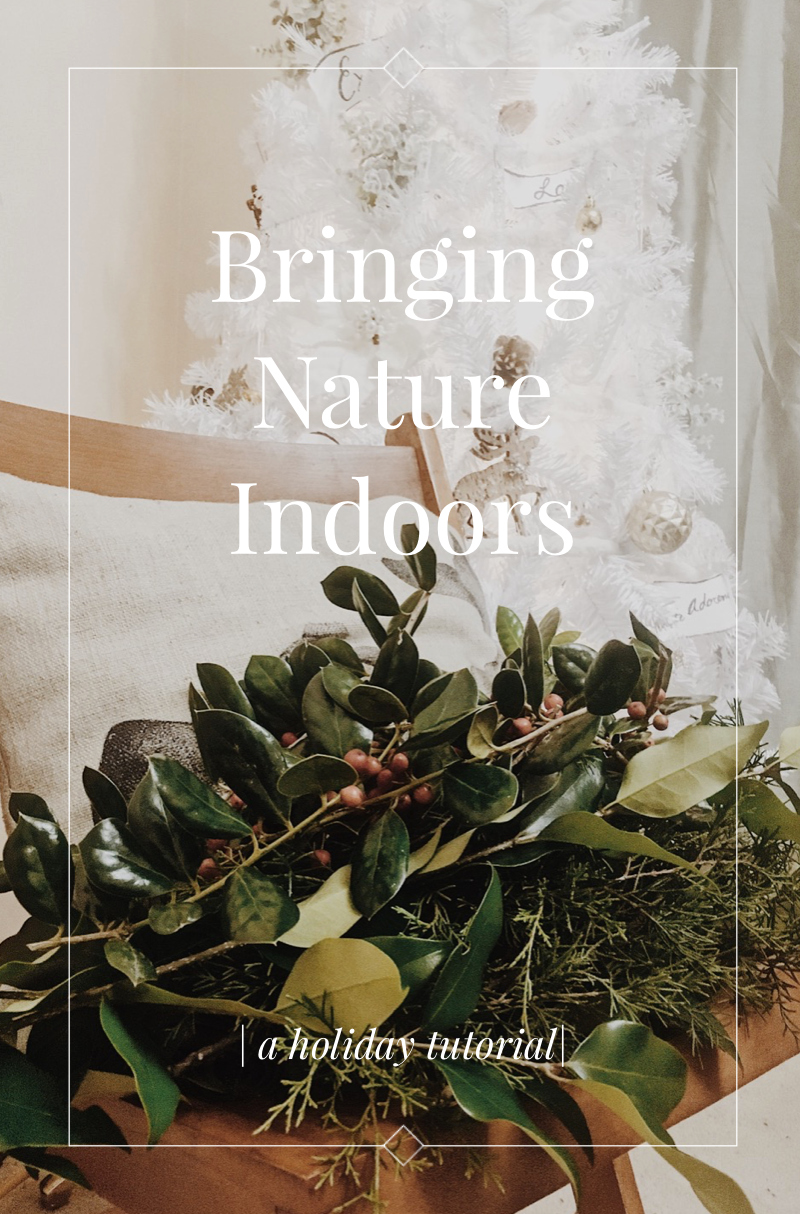 Holiday Tutorial: Bringing Nature Indoors