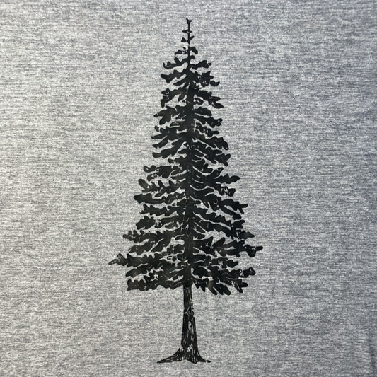 Custom Tree Print in Black