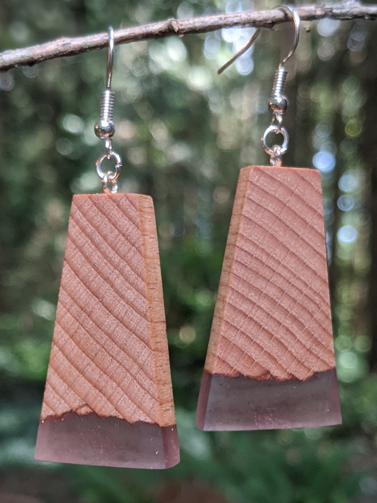 Wood & Resin Earrings #7802 - Contour Creative