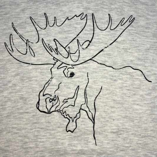 Custom Moose Print in Black