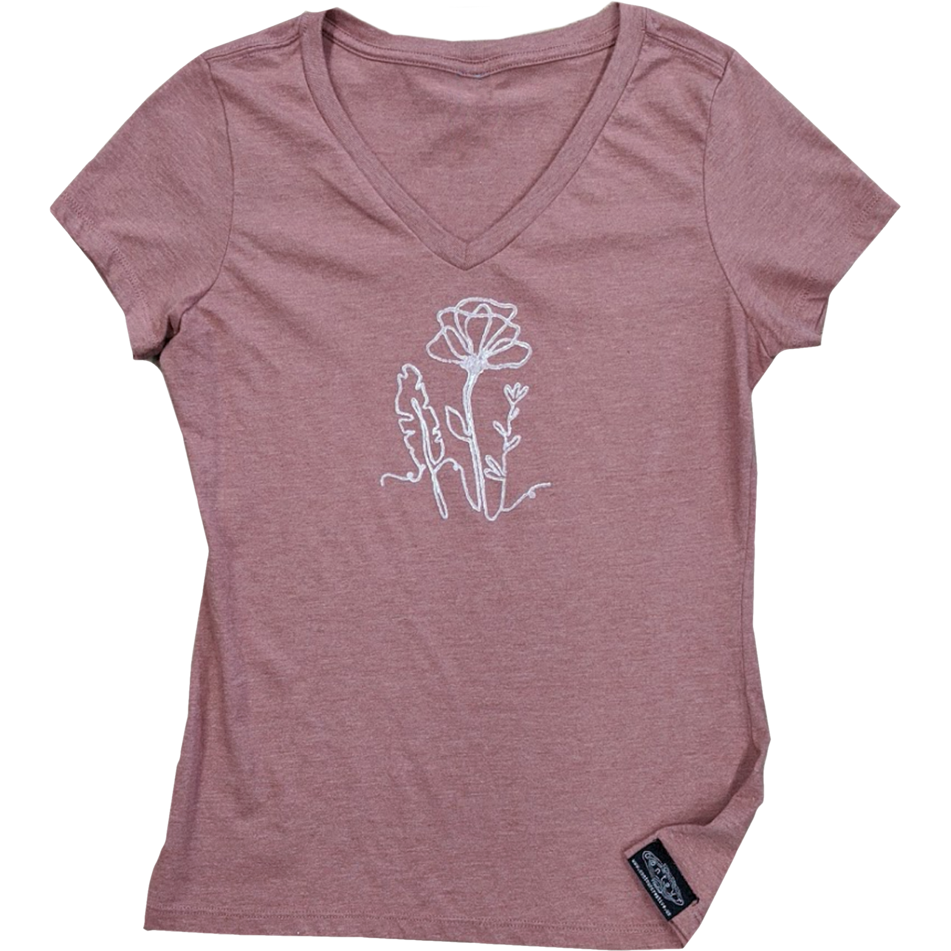 Botanical Ladies V Tee - Contour Creative