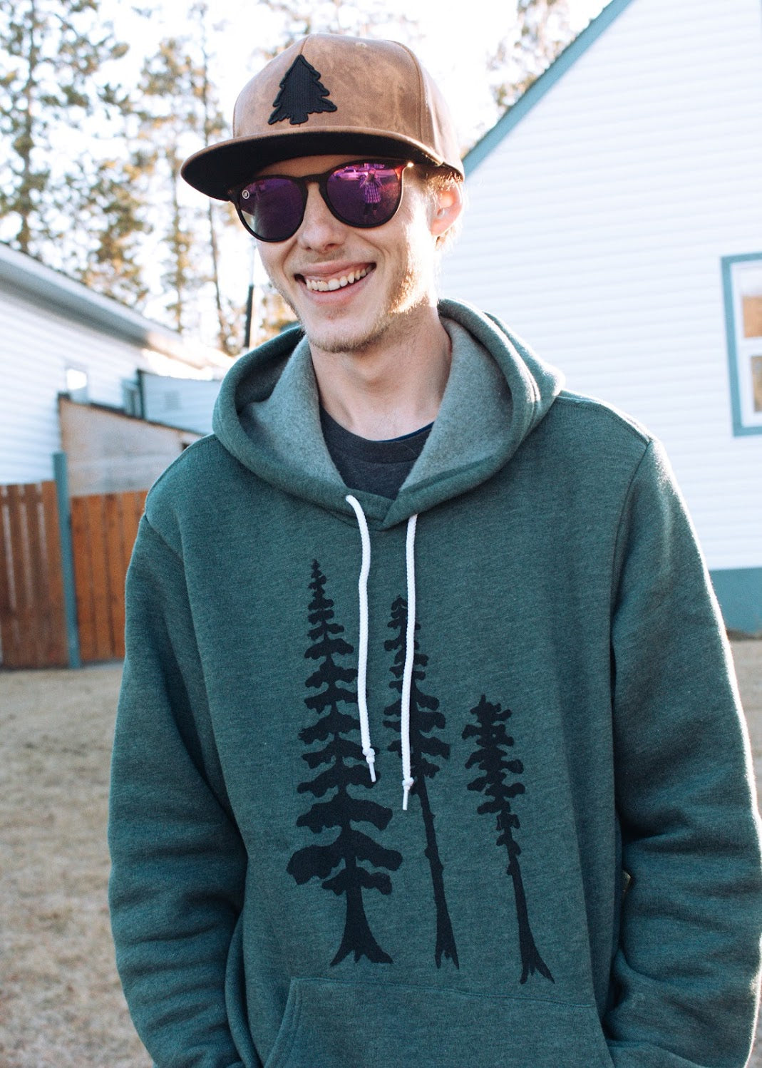 OG Tall Tall Trees Unisex Hoodie - Contour Creative