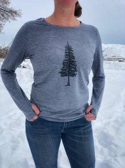 Ladies Contender in Heathered Grey