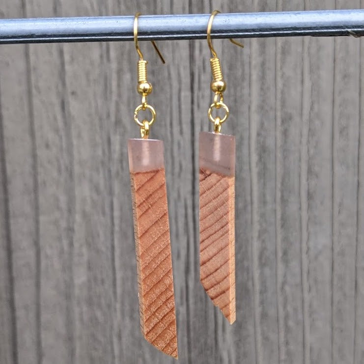 Wood & Resin Earrings #2308 - Contour Creative