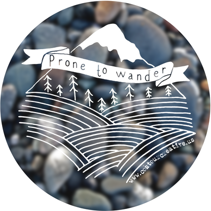 Prone to Wander Sticker - Contour Creative