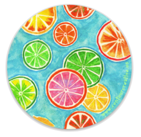 Citrus Sticker - Contour Creative