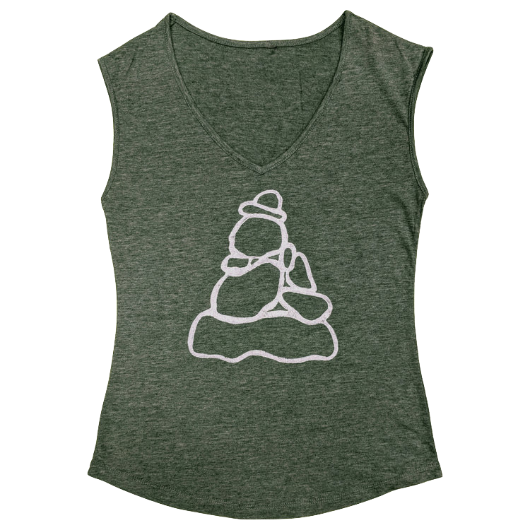 Cairn Ladies V Tank - Contour Creative