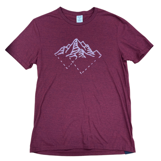 *SPECIAL AUCTION* Tri Mountains Recycled Unisex Tee - Contour Creative
